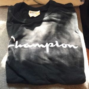 Black champion shirt